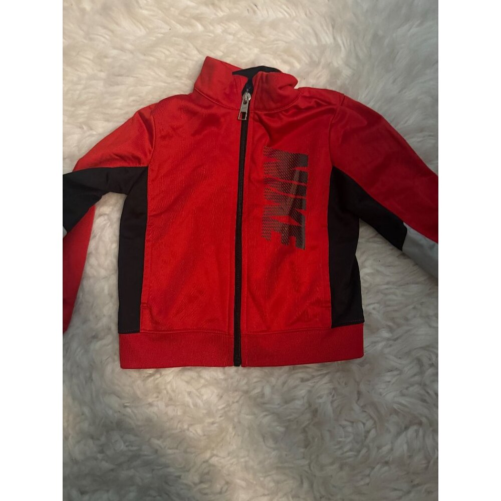 Nike Athletic Jacket Logo Full Zip Toddler Boys 2T